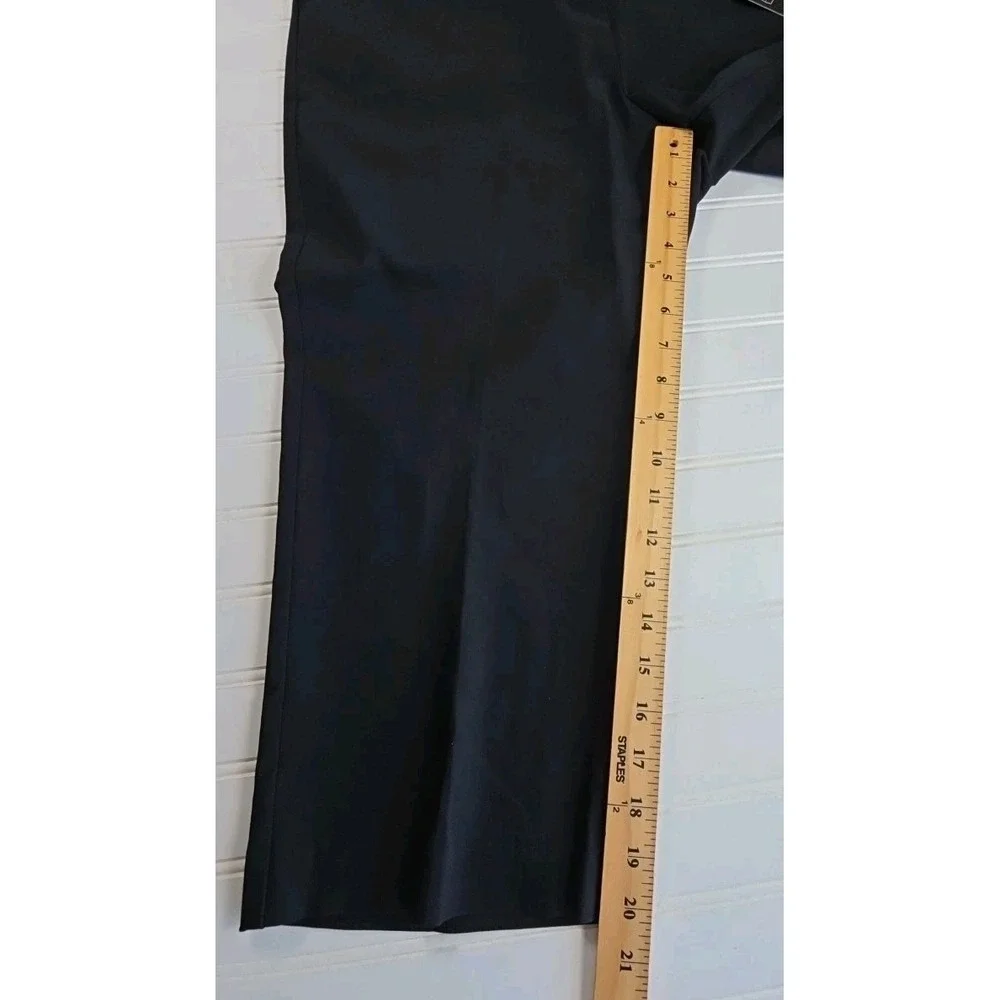 Briggs Hidden Elastic Pants Women's 16 Black Pull On Pockets Career Trouser NWT‎